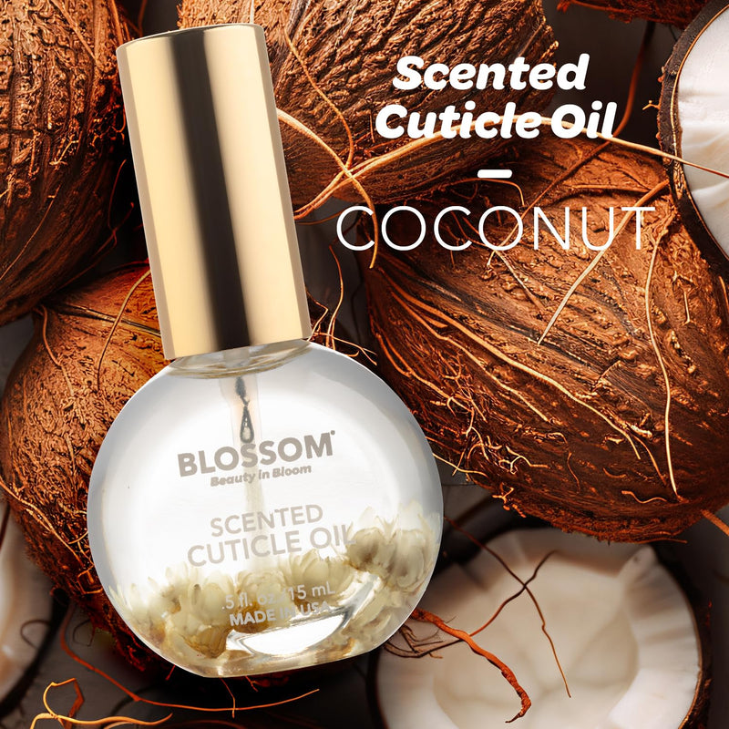 Blossom - Cuticle Oil - Coconut 0.5 oz (2 Pack)