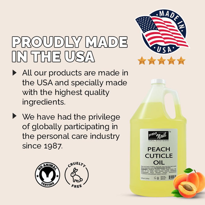 ProNail - Cuticle Revitalizing Oil - Peach 128 oz