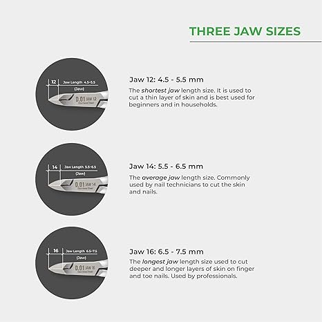 Nghia - Cuticle Nippers D-01 (Jaw 14) (5 Pack)