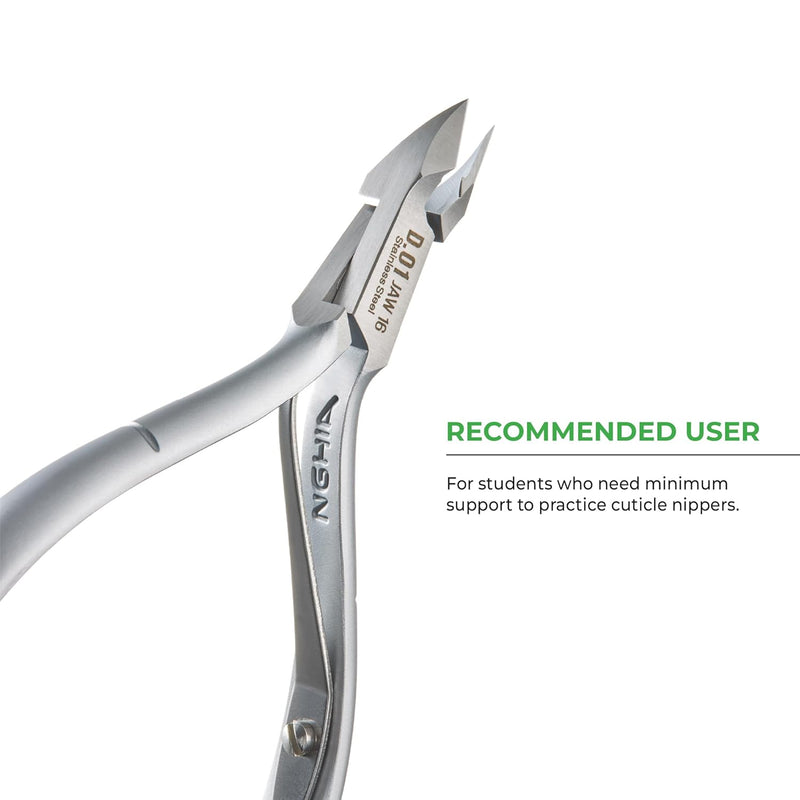 Nghia - Cuticle Nippers D-01 (Jaw 14) (5 Pack)