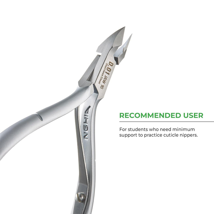 Nghia - Cuticle Nippers D-01 (Jaw 14) (5 Pack)