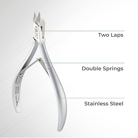 Nghia - Cuticle Nippers D-03 (Jaw 16) (5 Pack)