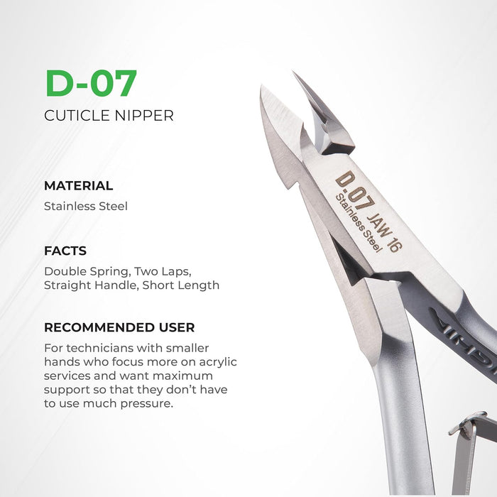 Nghia - Cuticle Nippers D-07 (Jaw 14)