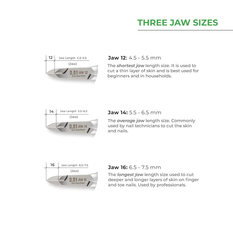 Nghia - Cuticle Nippers D-07 (Jaw 14) (5 Pack)