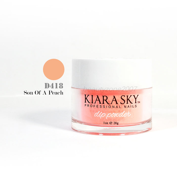 Kiara Sky Dip Powder - D418 Son Of A Peach