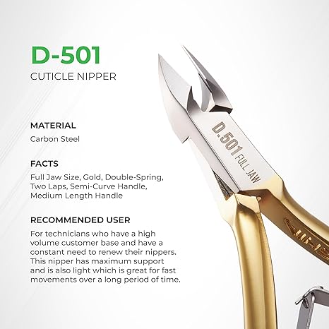 Nghia - Cuticle Nippers D-501 (Jaw 16)