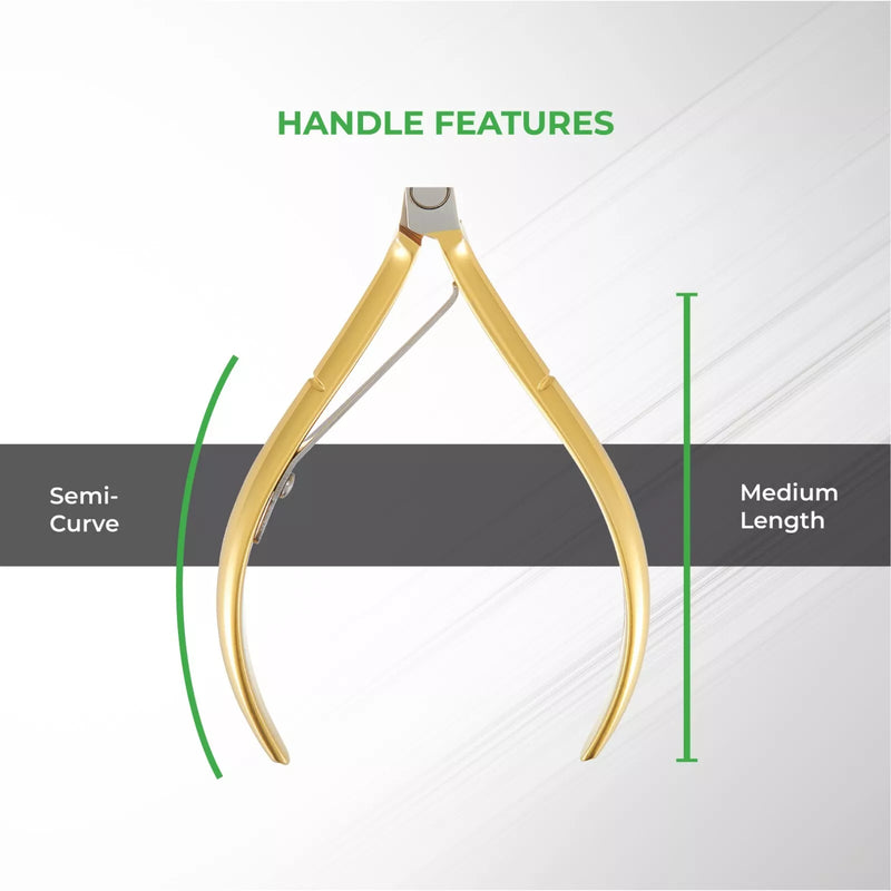 Nghia - D555 Cuticle Nippers Full Jaw One Spring