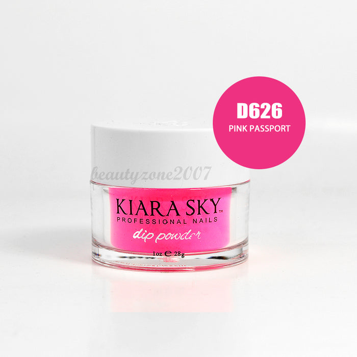 Kiara Sky Dip Powder D626 Pink Passport