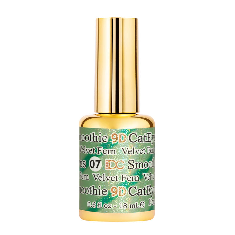 DND DC 9D Cat Eye Smoothie Velvet Fern #07 – 0.5 fl oz UV/LED Soak Off