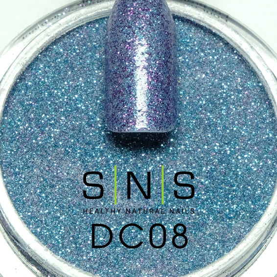 SNS Dip Powder - DC08 Baby Boomer Blue 1oz