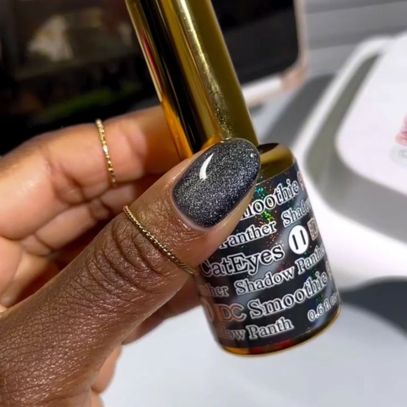 DND DC 9D Cat Eye Smoothie Shadow Panther #11 – 0.5 fl oz UV/LED Soak Off