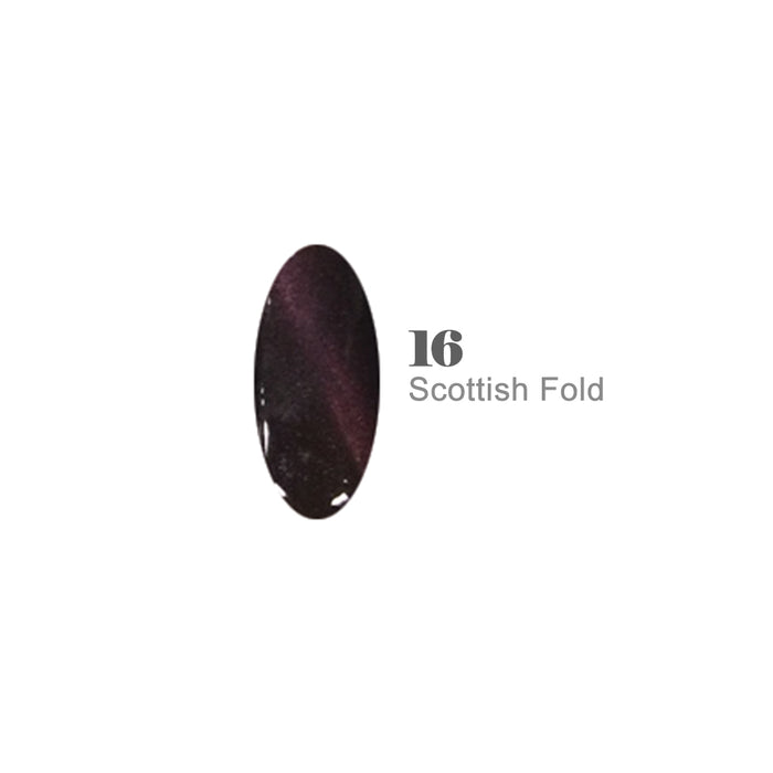 DND Cat Eyes Magnetic Gel Polish #16 Scottish Fold