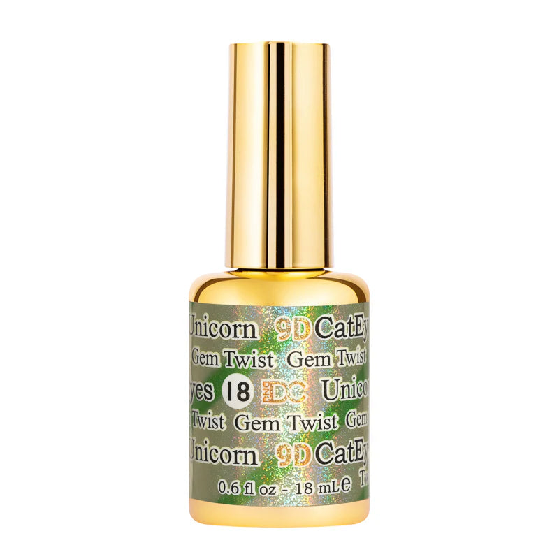 DND DC 9D Cat Eye Unicorn Gem Twist #18 – 0.5 fl oz UV/LED Soak Off