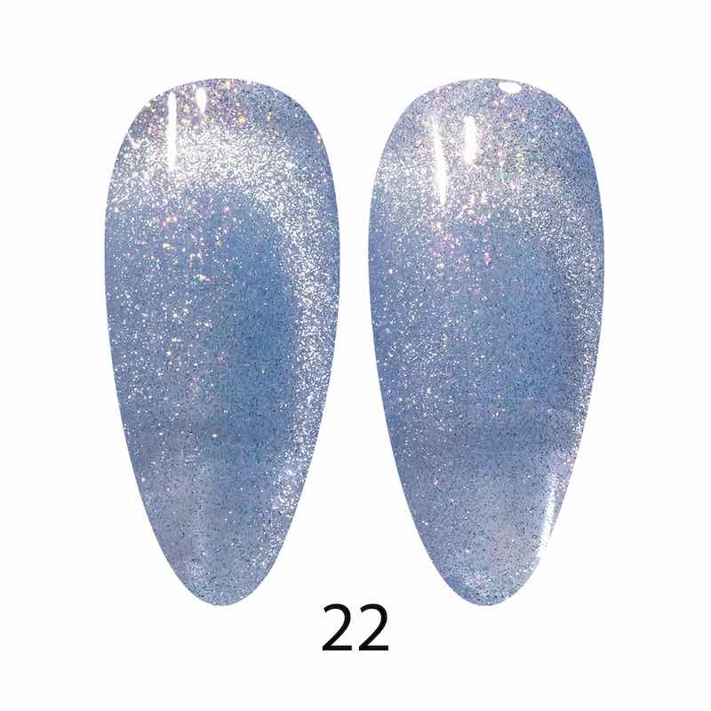 DND DC 9D Ojo de Gato Unicornio Prisma Celestial #22 – 0.5 fl oz UV/LED Soak Off