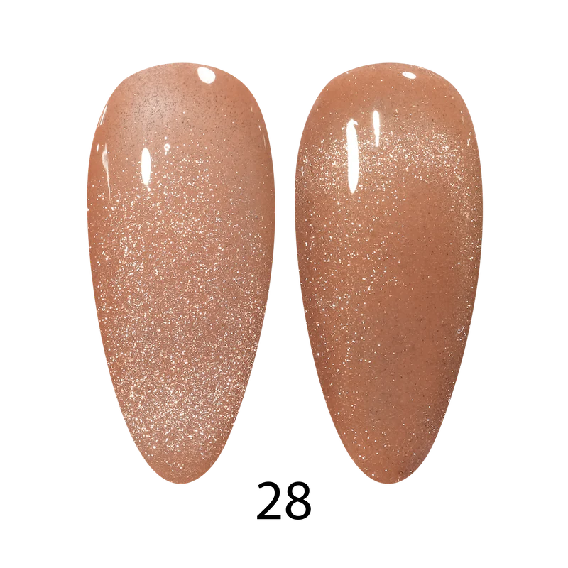 DND DC 9D Cat Eye Creamy Caramel Lullaby #28 – 0.5 fl oz UV/LED Soak Off