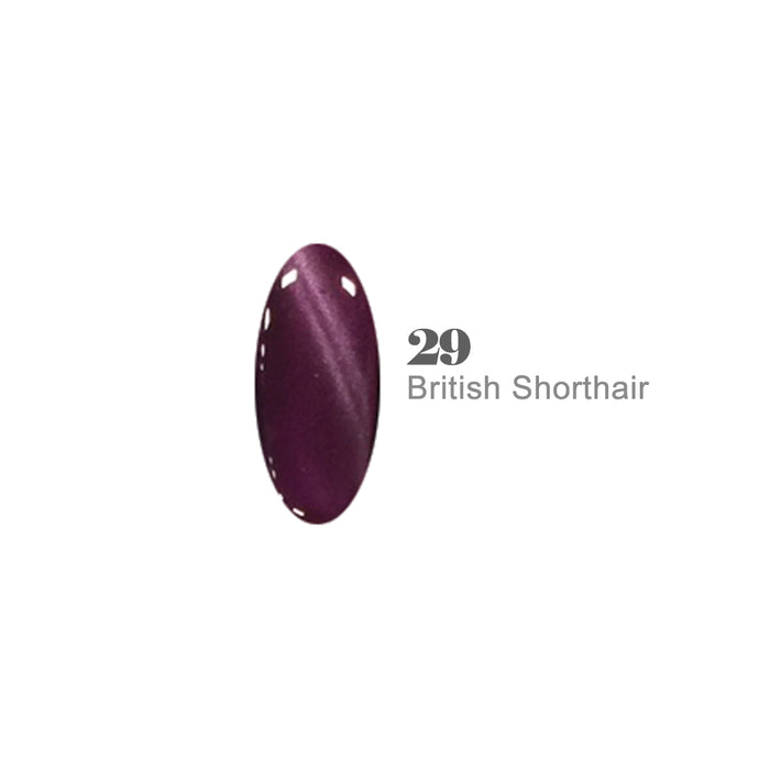 DND Cat Eyes Magnetic Gel Polish #29 British Shorthair