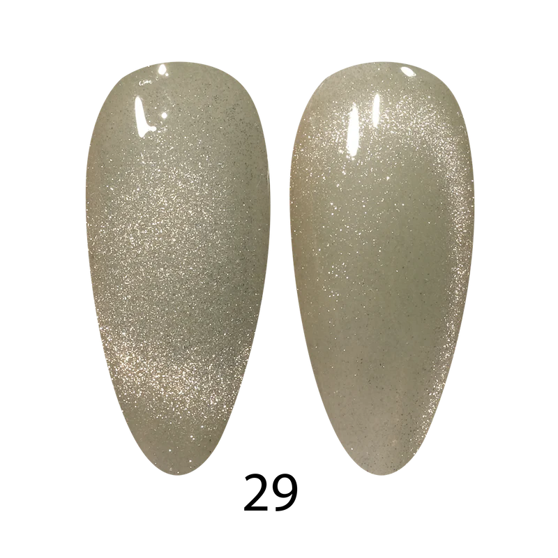 DND DC 9D Cat Eye Creamy Misty Moss #29 – 0.5 fl oz UV/LED Soak Off