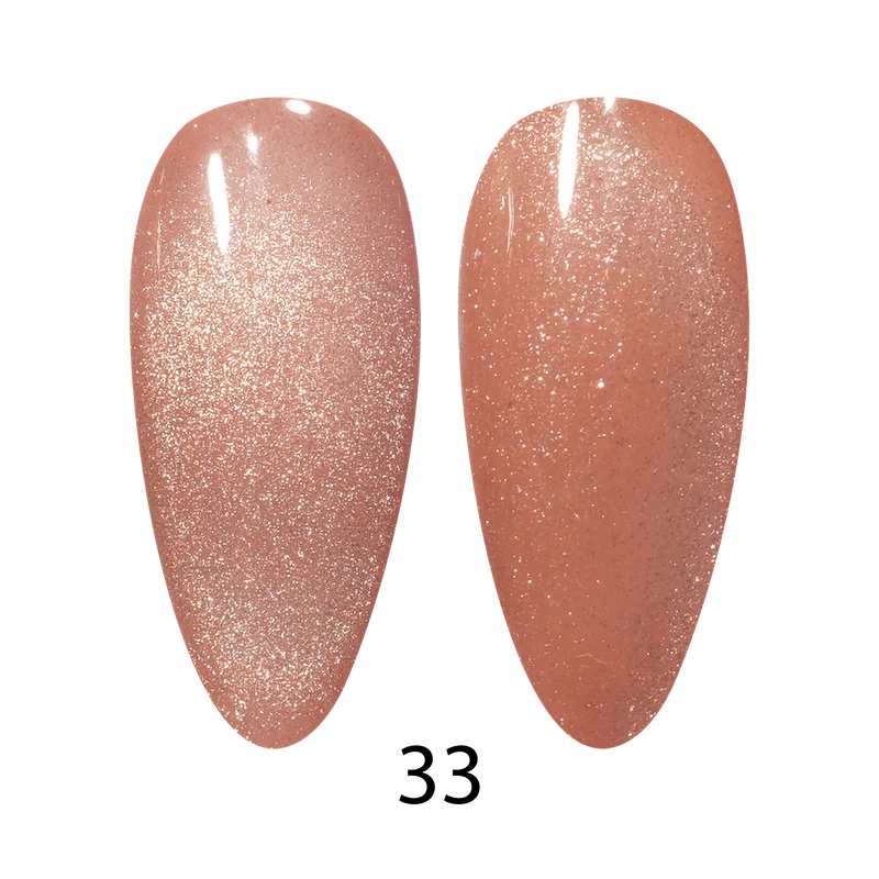 DND DC 9D Cat Eye Creamy Sunset Majesty #33 – 0.5 fl oz UV/LED Soak Off