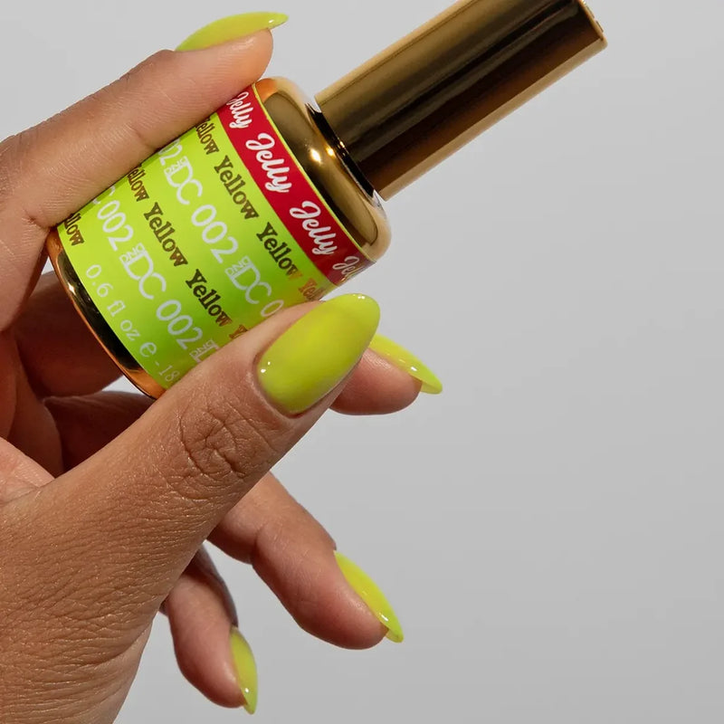 DND - DC Jelly Gel - #002 Yellow 0.6 oz