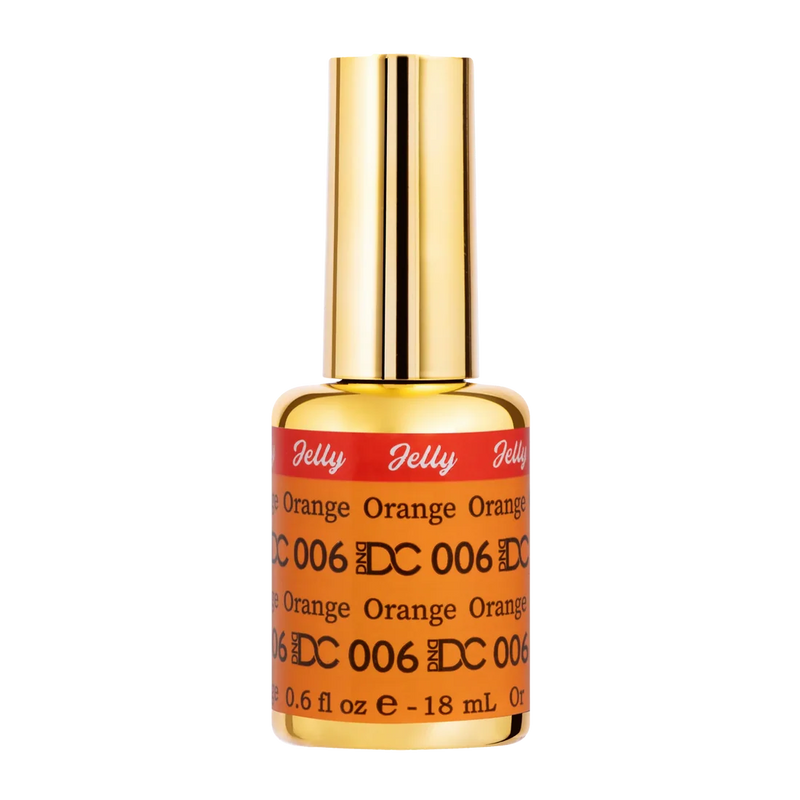 DND - DC Jelly Gel - #006 Orange 0.6 oz