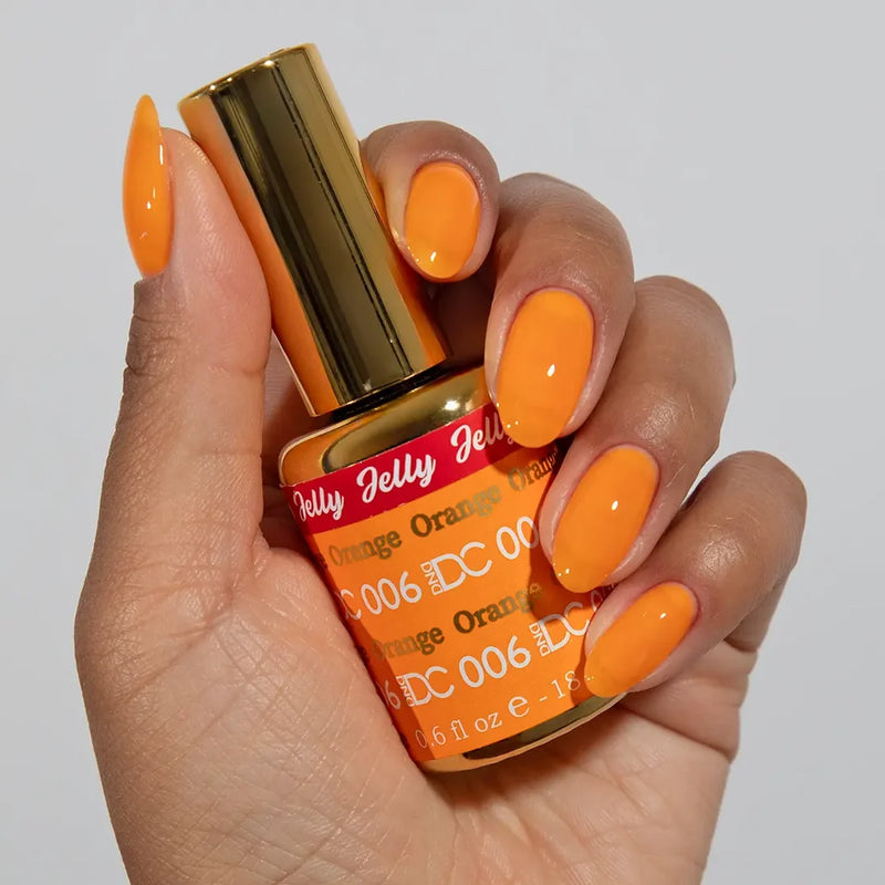 DND - DC Jelly Gel - #006 Orange 0.6 oz