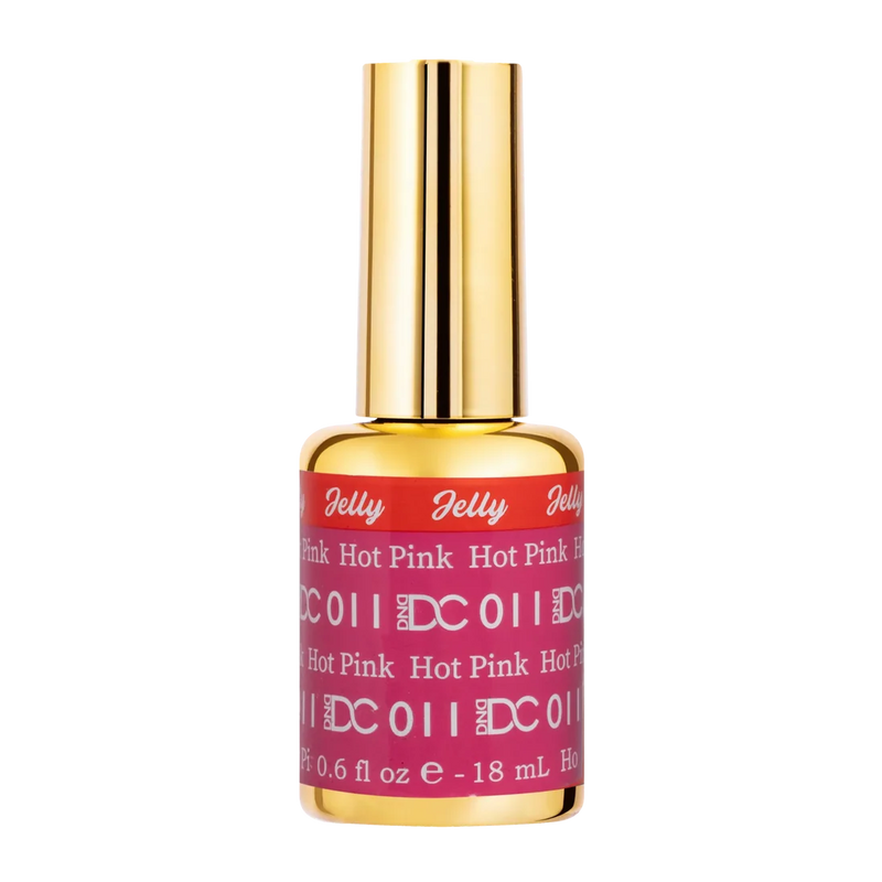 DND - DC Jelly Gel - #011 Hot Pink 0.6 oz