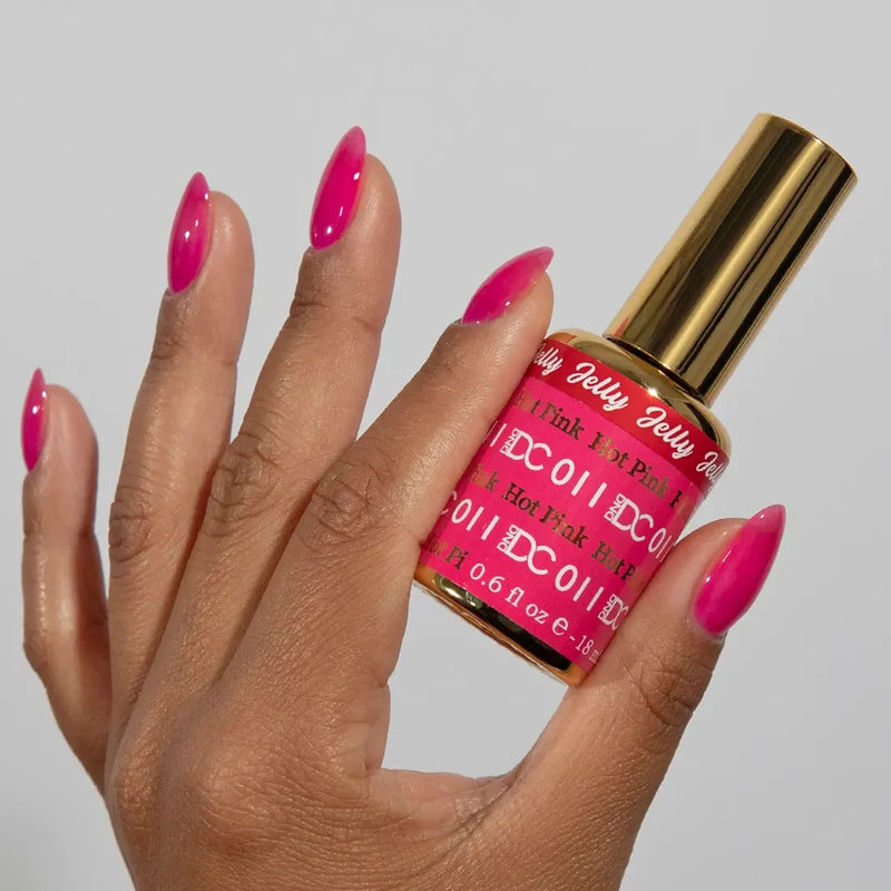 DND - DC Jelly Gel - #011 Hot Pink 0.6 oz