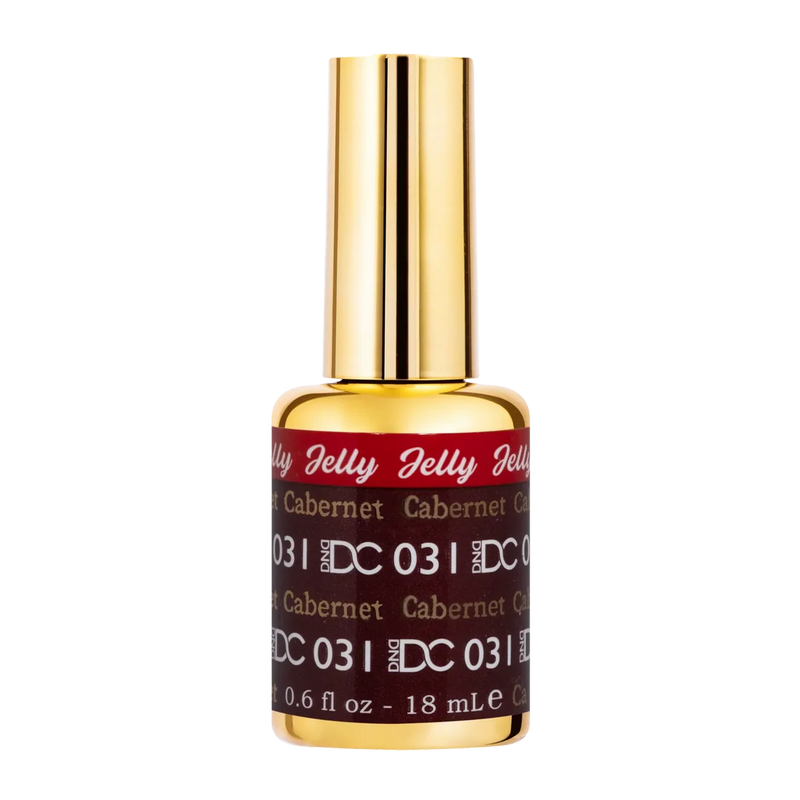DND - DC Jelly Gel - #031 Cabernet 0.6 oz