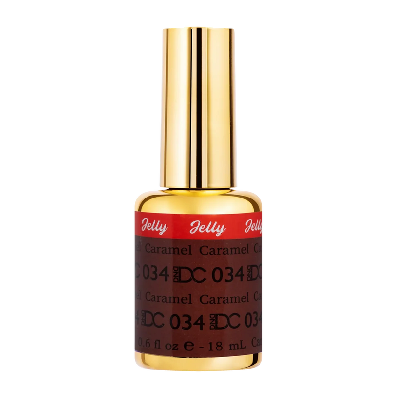 DND - DC Jelly Gel - #034 Caramel 0.6 oz