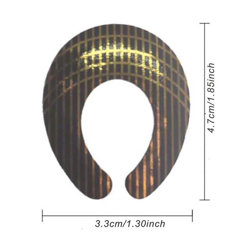 DL Professional - C196 Horseshoe Extension Nail Forms (500 Pcs)