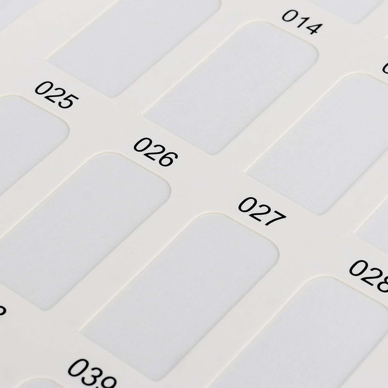 DL Professional - Libro de cartas de colores de uñas C376 con 120 puntas de uñas postizas 