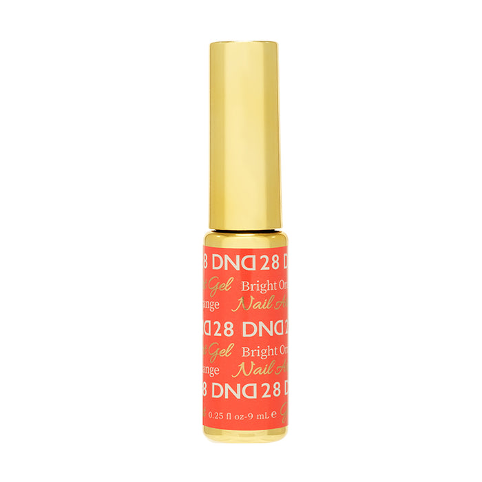 DND - Gel Nail Art Liner - #28 Bright Orange
