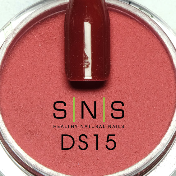 SNS Dip Powder - DS15 Ted Talk Red 1 oz