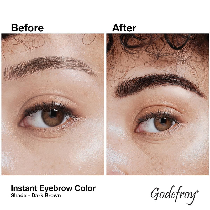 Godefroy - Instant Eyebrow Tint - Natural Black - 3 Applications