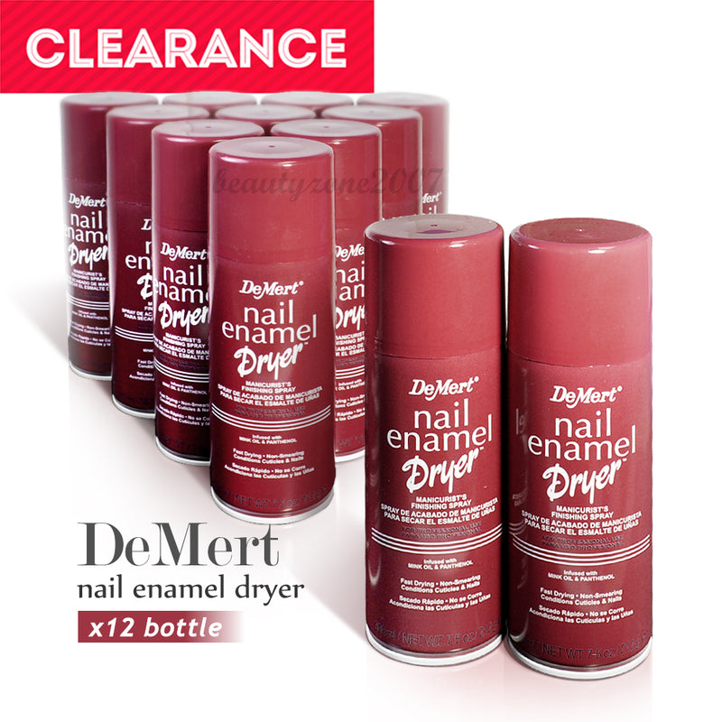 Demert Nail Enamel Dryer Spray 7.5oz (Pack of 12)