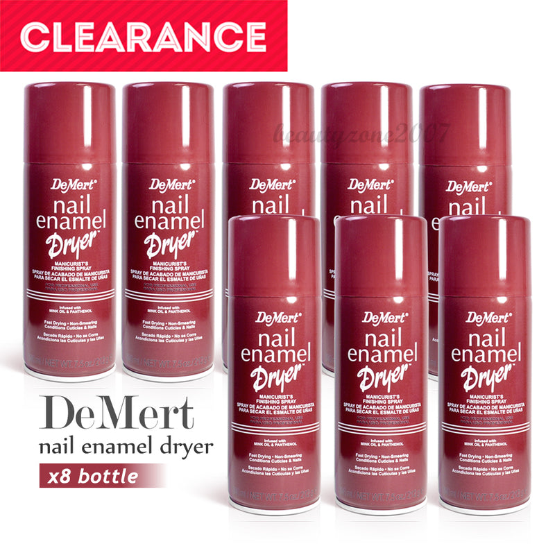 Demert Nail Enamel Dryer Spray 7.5oz (Pack of 8)