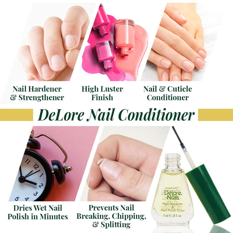 Delore - Nail Harderen & Dryer 0.25 oz (3 Pack)