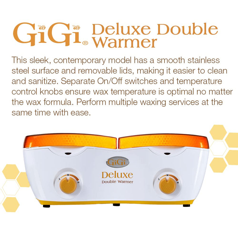 GiGi - Deluxe Double Hair Removal Wax Warmer Model #0230