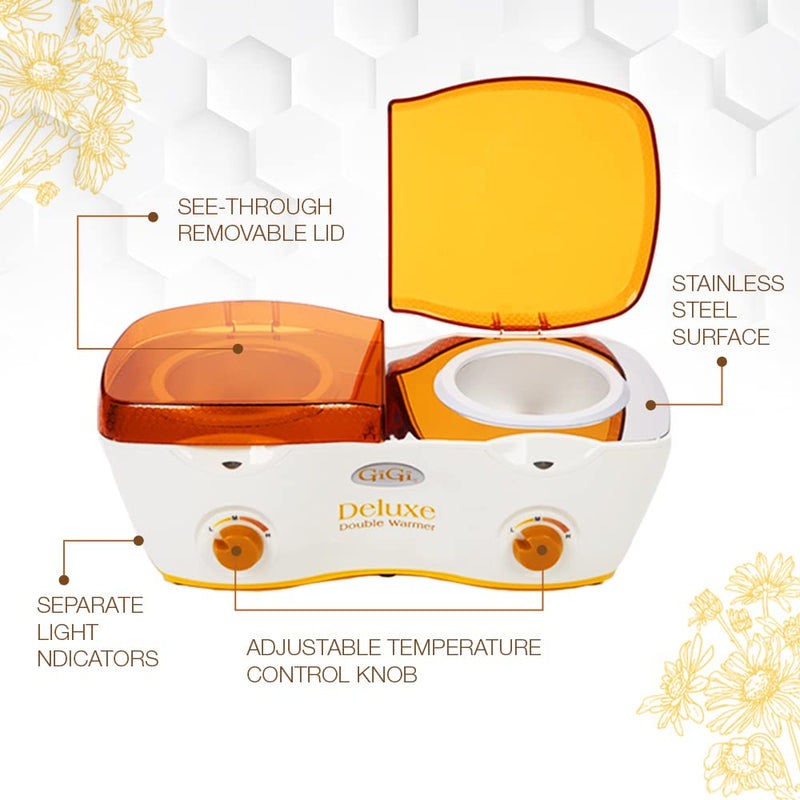GiGi - Deluxe Double Hair Removal Wax Warmer Model #0230