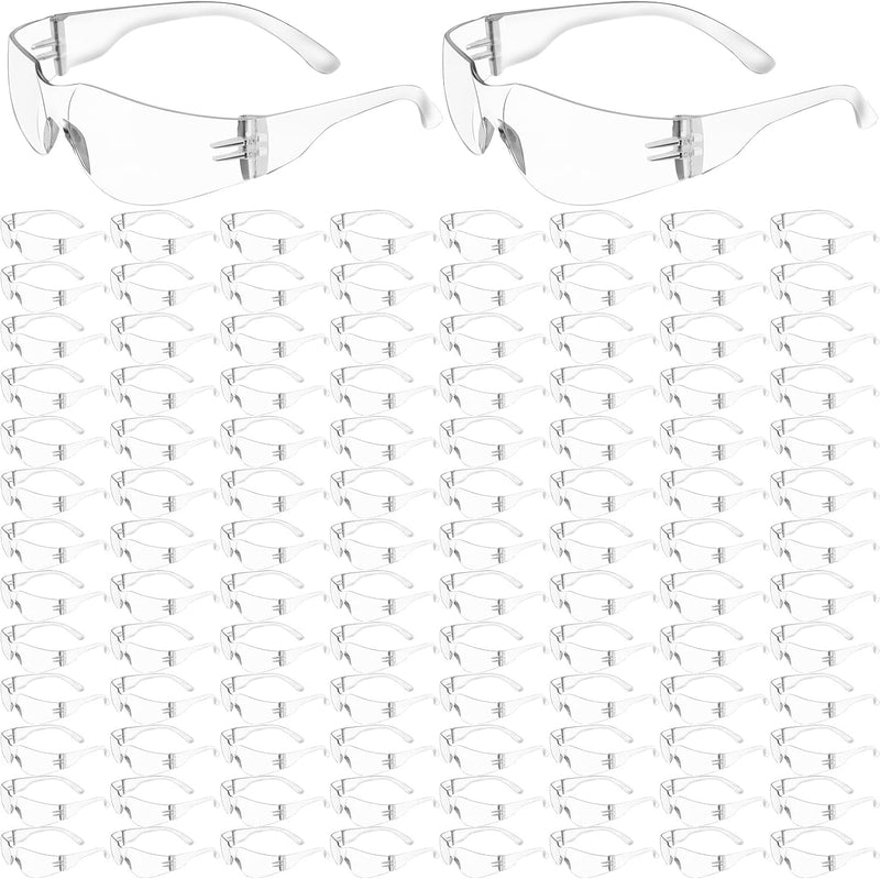 Clear Safety Glasses for Construction, Lab, Carpentry (3 Pack)