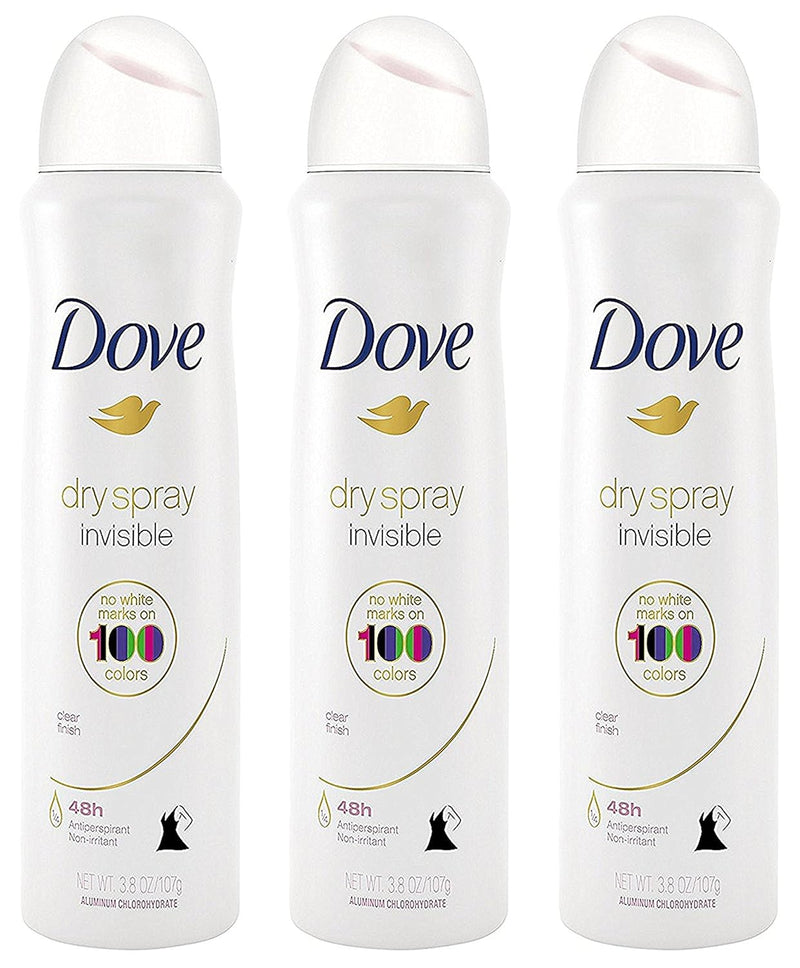 Dove - Invisible Dry Deodorant 48h Spray 150ml (3 Pack)