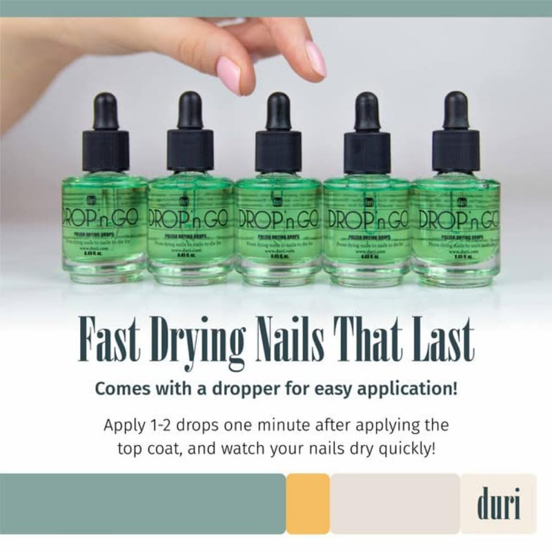 Duri - Drop'n Go Quick Dry Nail Drops 0.45 floz (2 Packs)