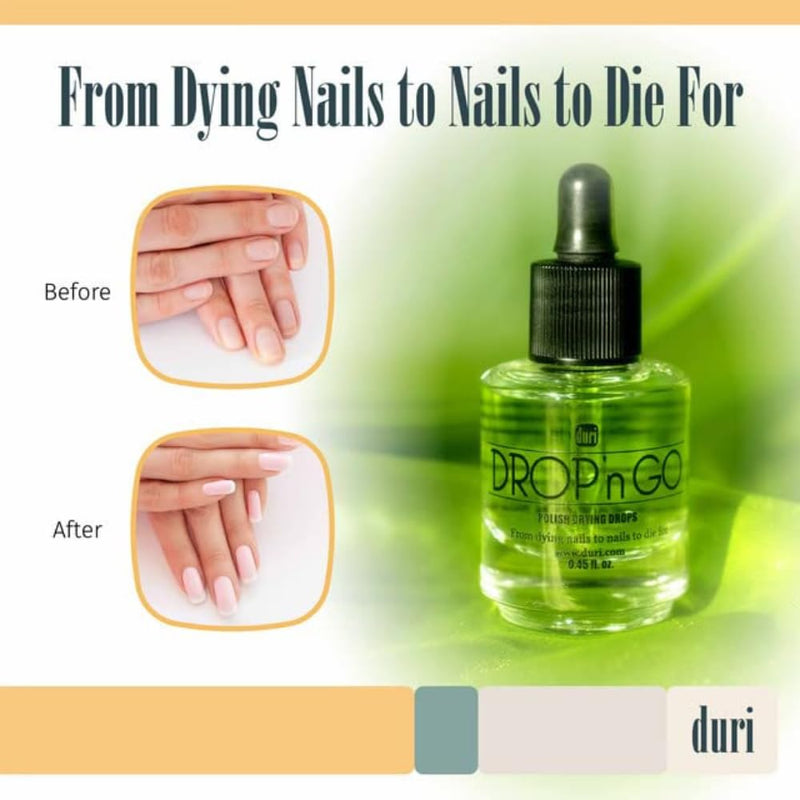 Duri - Drop'n Go Quick Dry Nail Drops 0.45 floz (2 Packs)