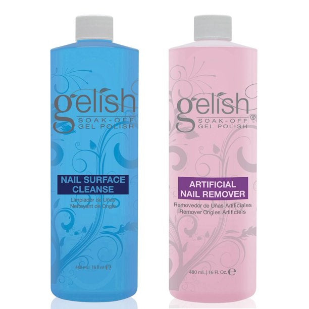 Gelish - Remover & Cleanse 16oz Combo