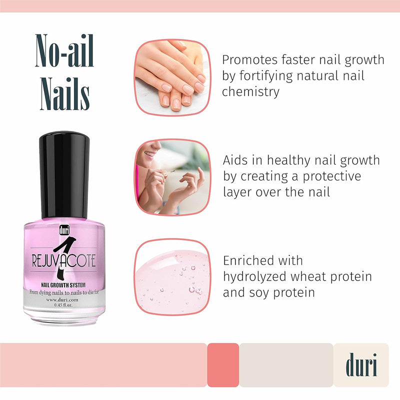 Duri - Rejuvacote 1 Nail Growth System 0.45 floz (3 Packs)