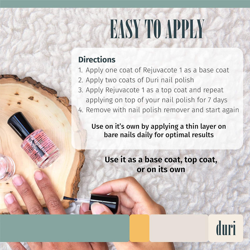 Duri - Rejuvacote 1 Nail Growth System 0.45 floz (3 Packs)