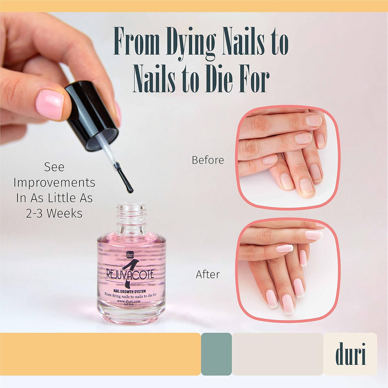 Duri - Rejuvacote 1 Nail Growth System 0.45 floz (3 Packs)