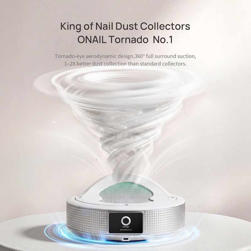 ONAIL Nail Dust Collector - Reusable Filter - Low Noise