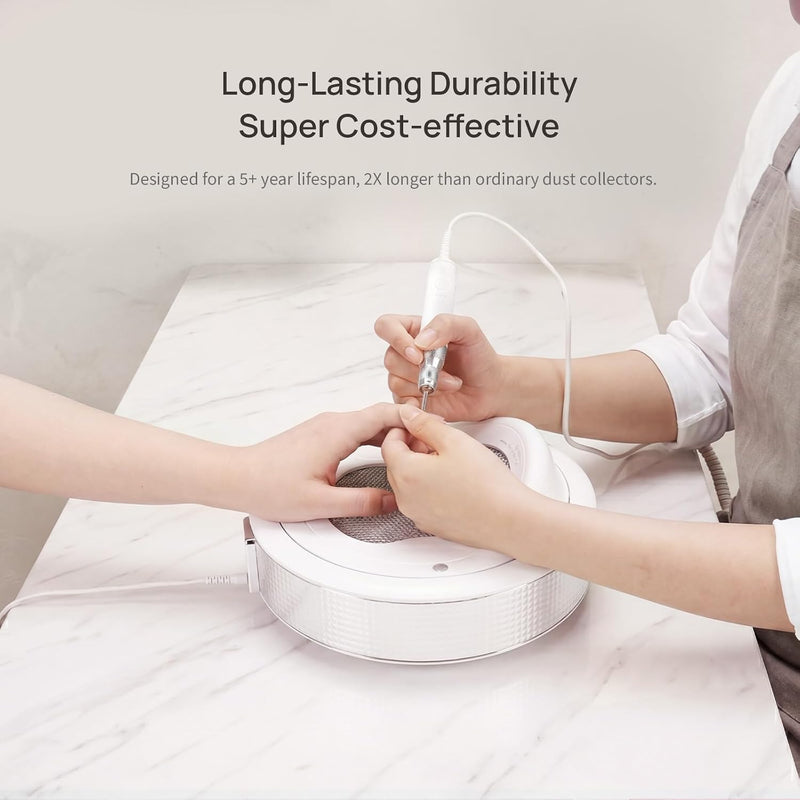 ONAIL Nail Dust Collector - Reusable Filter - Low Noise