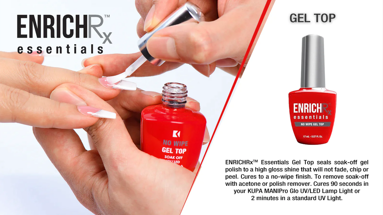 Kupa EnrichRx NO Wipe Top Coat 0.57oz